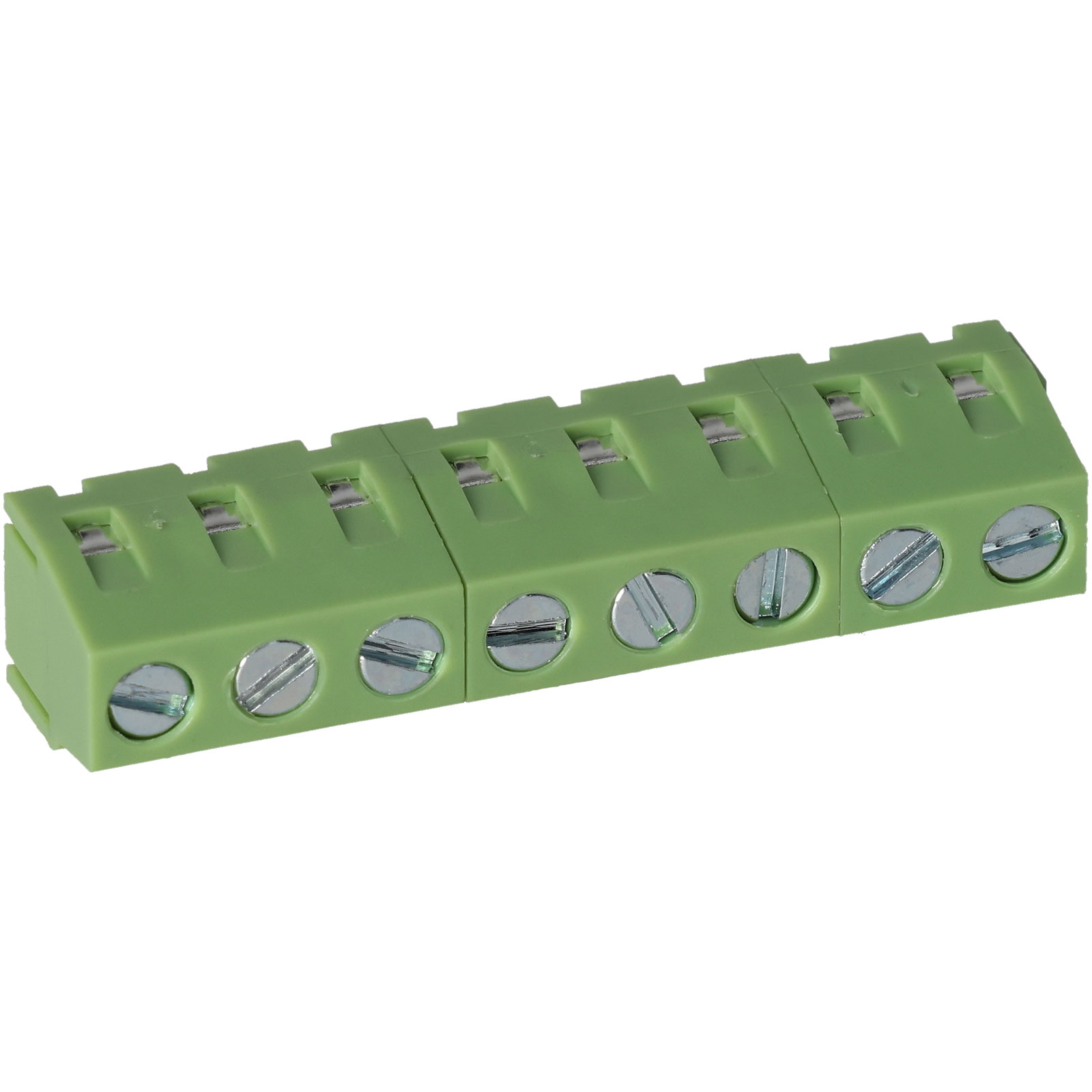 TruConnect 211838 5.0mm 8 Way Low Profile Rising Clamp Terminal Block Rapid Online