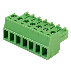 CamdenBoss CTB92HE/7 7 Way 10A Pluggable Terminal Block Free Plug 3.81mm Pitch