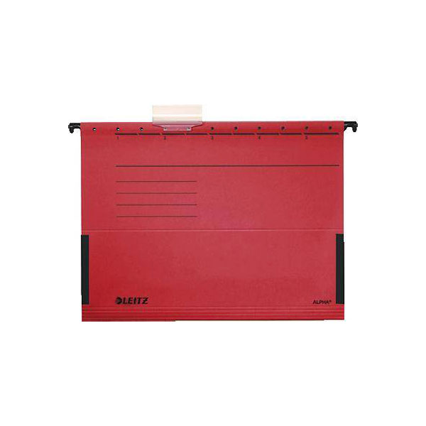 Leitz 19863025 Suspension binder Alpha A4 Red 5 pcs/pack 5 pc(s)