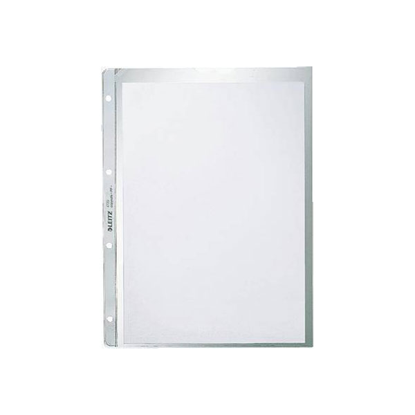Leitz 47200003-100 Punched Pocket A4 Polypropylene 0.13mm Transpar...