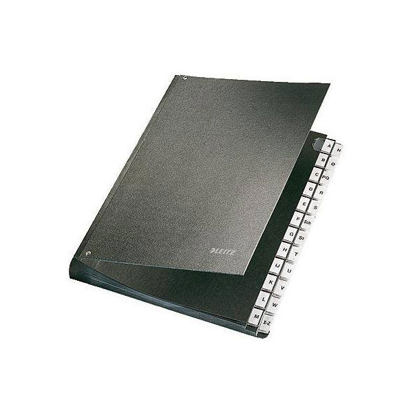 Leitz 5824-00-95 5824 Rigid cardboard Black A4 No. of compartments...
