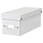 Leitz 6041-00-01 Click & Store CD Storage Box White Laminated Cardboard 30 CDs