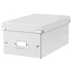 Leitz 6042-00-01 Click & Store DVD Storage Box White 22 DVDs 190x135x320mm