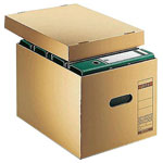 Leitz 6081-00-00 Box File 340x275x455mm Corrugated Cardboard Brown 1pc