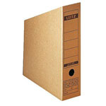 Leitz 6083-00-00 Box File A4 80mm Corrugated Cardboard Ecru Brown 1 pc(s)
