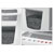 Leitz 80040000 IQ Office Pro P5+ Micro Cut Shredder 7 Sheet 30L Bin White