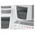 Leitz 80050000 IQ Office Pro P5 Shredder 15 Sheet Micro-Cut 30L Bin P-5 Security