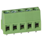 TruConnect 212224 5.0mm 5 Way Rising Clamp Terminal Block