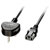 LINDY 30435 Current Cable [1x UK plug - 1x IEC socket] 5 m Black