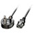 LINDY 30435 Current Cable [1x UK plug - 1x IEC socket] 5 m Black