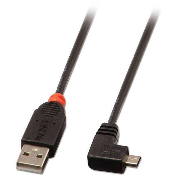 LINDY 31976 USB cable USB 2.0 USB-A plug, USB Micro-B plug 1.00 m ...
