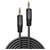 LINDY 35640 3.5mm Jack to Jack Premium Audio Cable, 0.25m Black