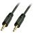 LINDY 35640 3.5mm Jack to Jack Premium Audio Cable, 0.25m Black