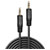 LINDY 35643 3m Premium Audio 3.5mm Jack to Jack Cable Male to Male Black