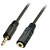 LINDY 35652 2m Premium Audio 3.5mm Jack Extension Cable, Black