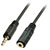 LINDY 35654 5m Premium Audio 3.5mm Jack Male to Female Extension Cable Black