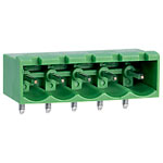 CamdenBoss CTB9350/5A 5 Way 12A Pluggable Side Entry Header Closed 5mm Pitch