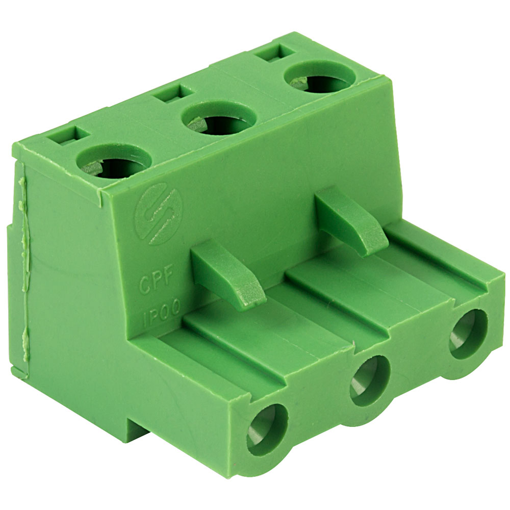 CTB922HE/3 Klemmleiste, steckbar, 3 Pos, 16 AWG, steckbare Klemmenblöcke, 10 Stück