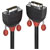 LINDY 36258 DVI-D Single Link Cable 5m Black Line 1920x1200 60Hz Triple Shielded