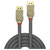 LINDY 36297 DisplayPort 1.2 Cable Gold Line 4K 15m Grey