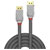 LINDY 36303 DisplayPort 1.2 Cable Cromo Line 3m 4K 60Hz 21.6Gbps Grey