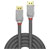 LINDY 36304 DisplayPort 1.2 Cable 5.00m Grey Cromo Line