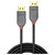LINDY 36480 DisplayPort 1.4 Cable Anthra Line 8K 60Hz 0.5m Black