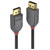 LINDY 36480 DisplayPort 1.4 Cable Anthra Line 8K 60Hz 0.5m Black
