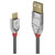 LINDY 36653 USB cable USB 2.0 USB-A plug, USB Micro-B plug 3.00 m Grey
