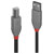 LINDY 36676 USB cable USB 2.0 USB-A plug, USB-B plug 7.50 m Black