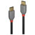 LINDY 36870 USB cable USB 2.0 USB-C® plug, USB-C® plug 0.50 m Black