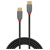 LINDY 36870 USB cable USB 2.0 USB-C® plug, USB-C® plug 0.50 m Black