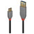 LINDY 36885 USB cable USB 2.0 USB-A plug, USB-C® plug 0.50 m Black