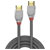 LINDY 37872 HDMI Cable HDMI-A plug, HDMI-A plug 2.00 m Grey 4K UHD HDMI cable