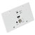 LINDY 38388 Cat.6 HDMI 4K60 & USB-C HDBaseT Wall Plate KVM Transmitter 150m