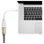 LINDY 41021 Mini DisplayPort to DisplayPort Adapter Cable White 15cm