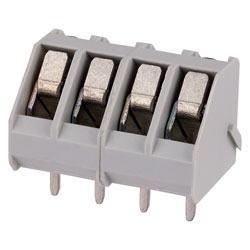 CamdenBoss CTB3000/4 4 Way 24A Low Profile 45° Terminal Block 5mm Pitch