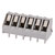 CamdenBoss CTB3000/6 6 Way 24A Low Profile 45° Terminal Block 5mm Pitch