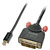 LINDY 41951 Mini DisplayPort to DVI Adapter Cable 1m Black 1920x1200@60Hz