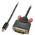 LINDY 41953 Mini DisplayPort to DVI-D Adapter Cable 1920x1200 3m Black