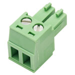 CamdenBoss CTB92HE/2 2 Way 10A Pluggable Terminal Block Free Plug 3.81mm Pitch