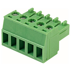 CamdenBoss CTB92HE/5 5 Way 10A Pluggable Terminal Block Free Plug 3.81mm Pitch