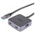 LINDY 43388 USB hub 2+2 ports USB type A, USB C® USB 3.0 5 GBit/s Black/grey