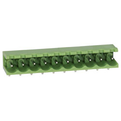 TruConnect 212814 10 Way, 15A 300V, Side Entry Open Header 5mm