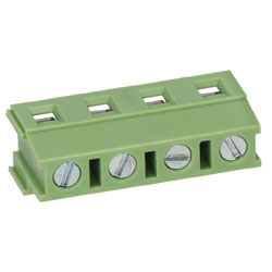 TruConnect 212963 7.5mm Standard Profile 90 Degree 4 Way Terminal Block