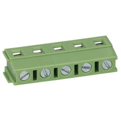 TruConnect 212964 7.5mm Standard Profile 90 Degree 5 Way Terminal Block