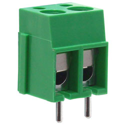 CamBlock Plus CTBP1000/2 5mm Standard Profile Terminal Block 2 Pole - Green