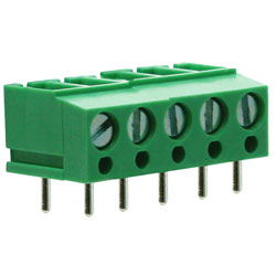 CamBlock Plus CTBP1050/5 5mm Pcb 90 Deg Term Block 5 Pole - Green