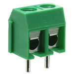 CamBlock Plus CTBP5000/2 5mm Low Profile Terminal Block 2 Pole - Green