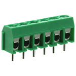 CamBlock Plus CTBP5000/6 5mm Low Profile Terminal Block 6 Pole - Green